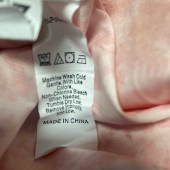 SHEIN Girls Pink and White Ruffled Sleeves Sundress Sz Small NWOT - Picture 7 of 7